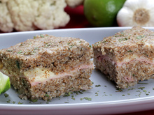 Quibe de forno recheado