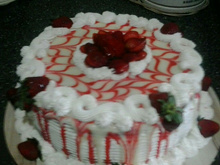 Torta de morangos