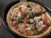 Pizza de frigideira leve