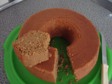 Bolo fácil de fubá com farinha integral de liquidificador