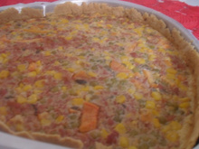 Torta de linguiça fresca