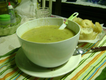 Sopa de peixe do mar