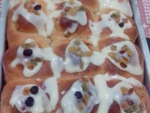 Pão doce com frutas cristalizadas