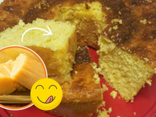 Receita fácil de bolo de pamonha fofinho para os fãs de milho e coco: veja como é simples de fazer
