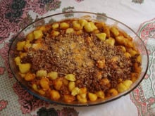 Nhoque de mandioquinha salsa