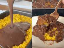Bolo de cenoura com calda de chocolate quente e apenas 117 calorias: receita sem açúcar perfeita para quando bater a vontade de um docinho