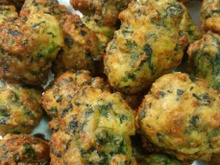 Bolinho de espinafre