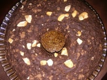 Bolo de aveia e chia