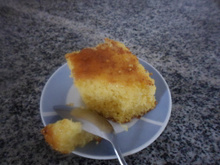 Bolo de creme de milho