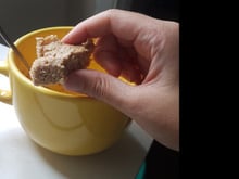 Bolo fitness no microondas