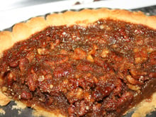 Torta de nozes pecã (pecan pie)