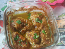 Coxa e sobrecoxa ao molho especial