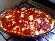 Lasanha de repolho ou acelga