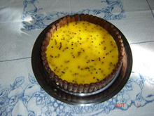 Torta mousse de maracujá