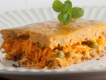 Torta salgada sem glúten e sem lactose Gi Zancanelle
