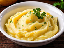 Purê vegano de batatas
