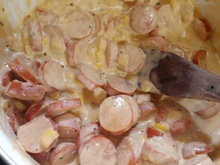 Estrogonofe de salsicha