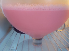 Gelatina cremosa homogênea