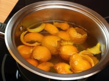 Vovó fervia casca de laranja no fogão e sempre achei que era aroma, mas tinha outro motivo genial