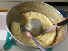 Pão de queijo em forma de bolo