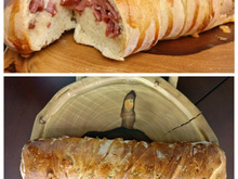 Pão de calabresa e queijo