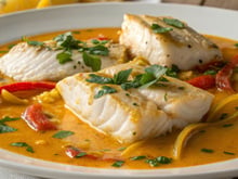 Moqueca de tilápia simples com peixe suculento e sabor suave