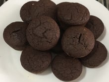 Bolinho de chocolate integral