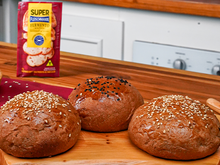 Pão de Hambúrguer Australiano