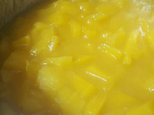 Doce de manga verde