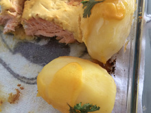 Salmão com molho de maracujá