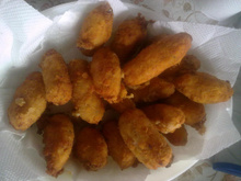 Bolinhos de frango deliciosos
