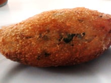 Bolinho de arroz recheado