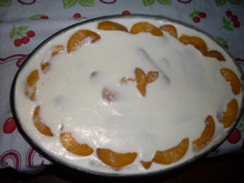 Pavê de pêssego simples