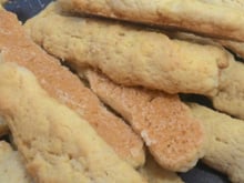 Palitinhos de cebola e alho