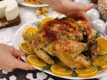 Frango com laranja