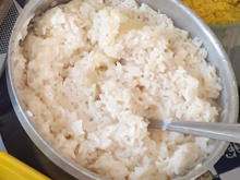 Arroz ao creme de leite