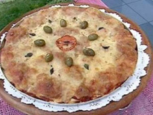 Pizza de pão de forma