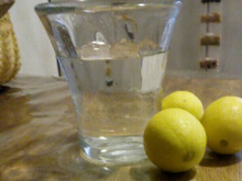 Suco de pepino com limão