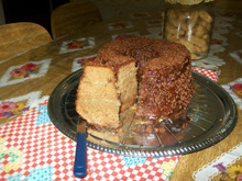 Calda leve de chocolate para bolo