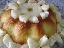 Flan refrescante de abacaxi