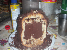 Panetone de chocolate trufado