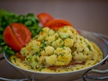 Couve-flor com frango