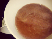 Chocolate quente com nutella