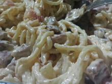 Macarronada de calabresa