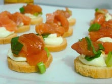 Canapé de salmão