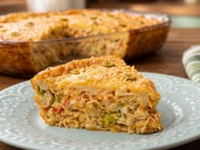 Torta salgada sem glúten e sem lactose