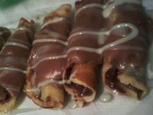 Panqueca de brigadeiro