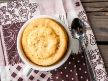 Pão de queijo de caneca