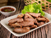 Carne de porco frita