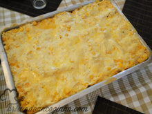 Lasanha com creme de milho